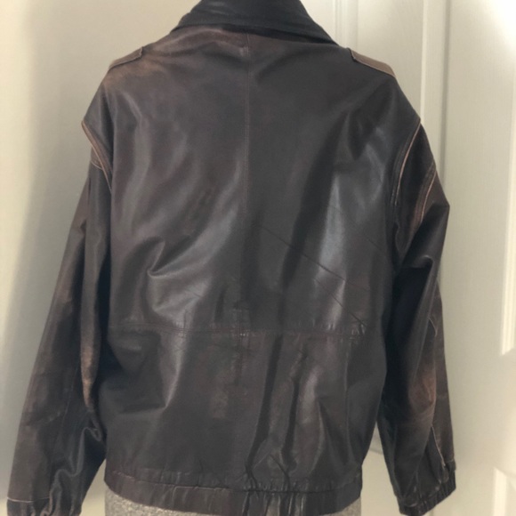 Vintage Men’s Eddie Bauer Leather jacket - Picture 5 of 8
